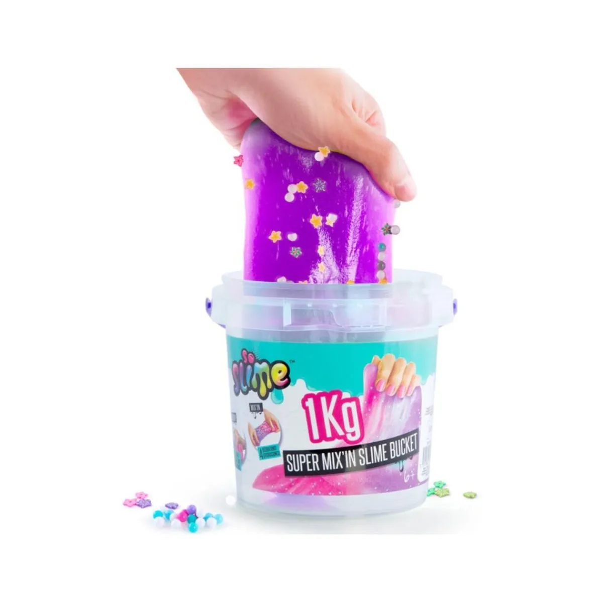 Sale So Slime - Cubo slime con decoraciones (varios colores) Arte Y Manualidades