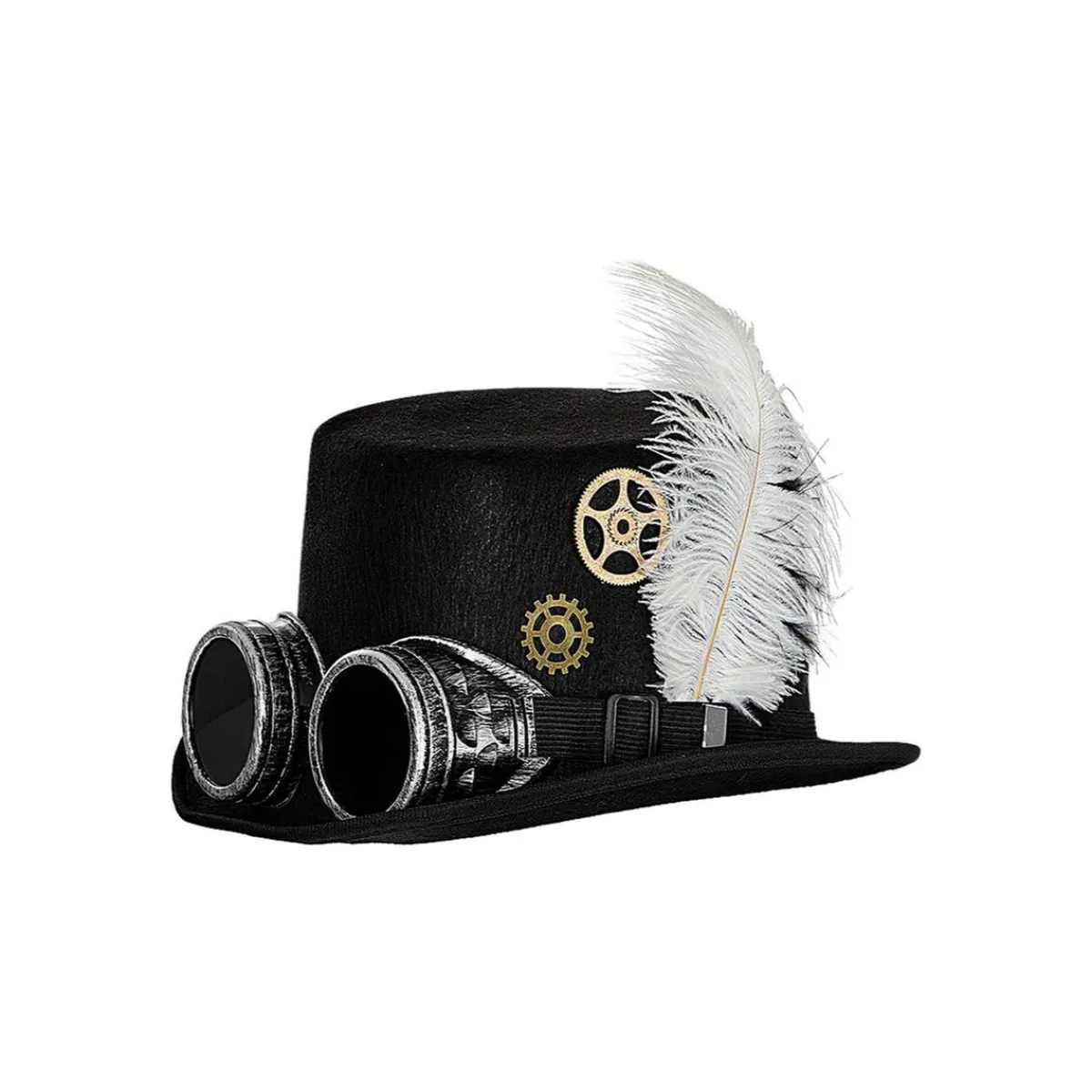 Sale Sombrero de Steampunk con gafas Halloween|Disfraces