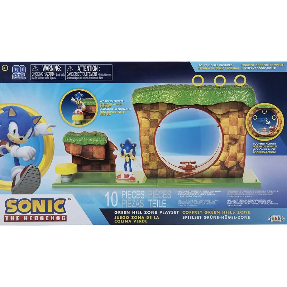 Best Sonic - Zona de juego la colina verde Figuras De Acción