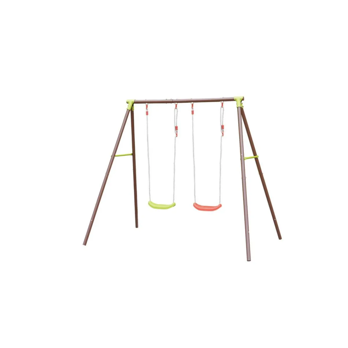 Sale - Columpio de acero Acier Malo 2 balancines Columpios