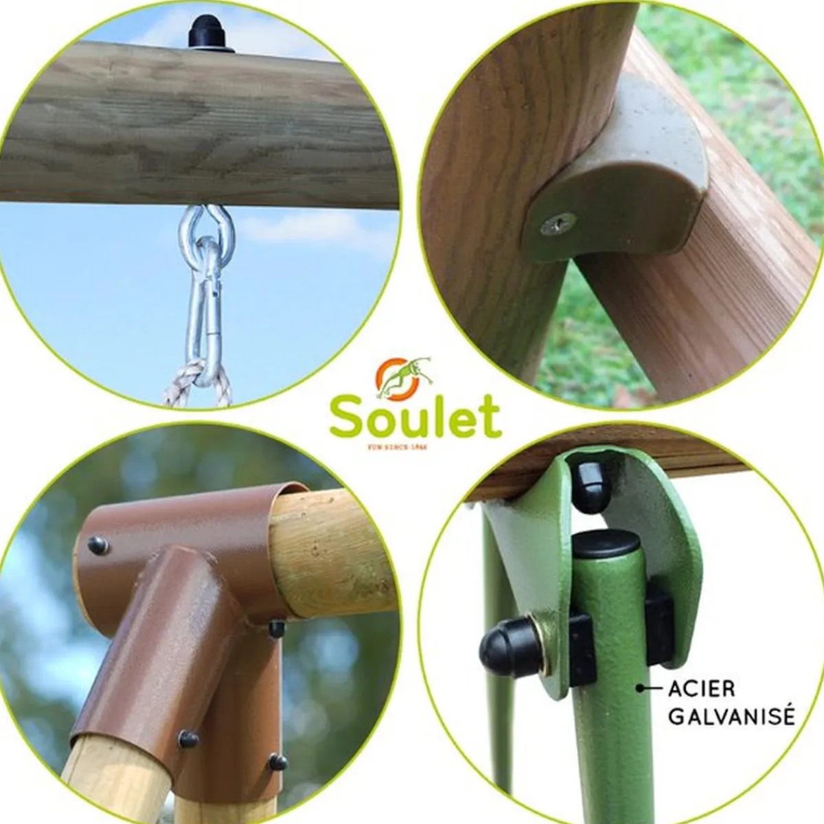 - Columpio de madera Menthe*SOULET Outlet