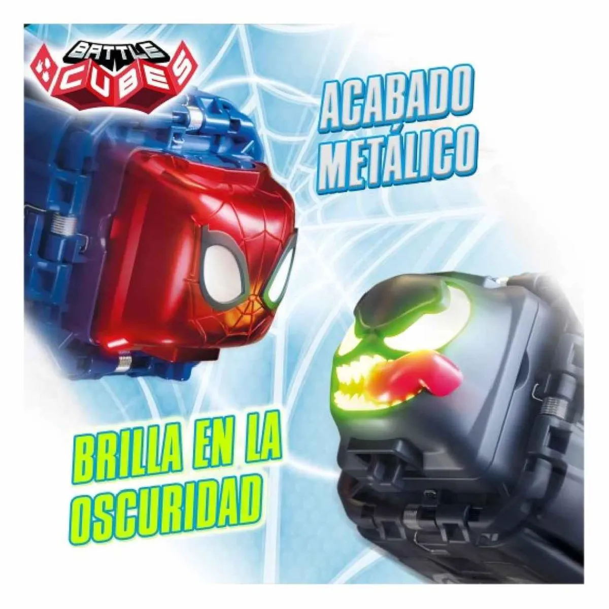 Outlet Spider-man - Battle cubes - Estadio de batallas con cubos de Spider-Man Figuras De Acción