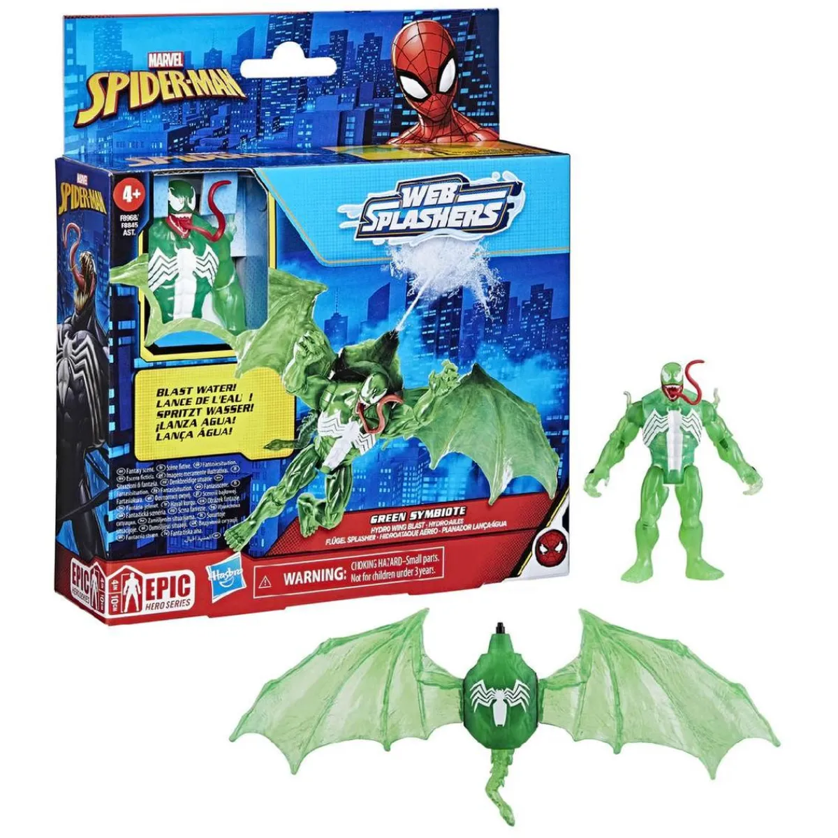 Hot Spider-man - Set vehículo y figura Web Splashers (varios modelos) Figuras De Acción