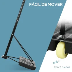 Sportnow - Canasta de baloncesto altura ajustable de 260-305 cm Negro*Outsunny Online