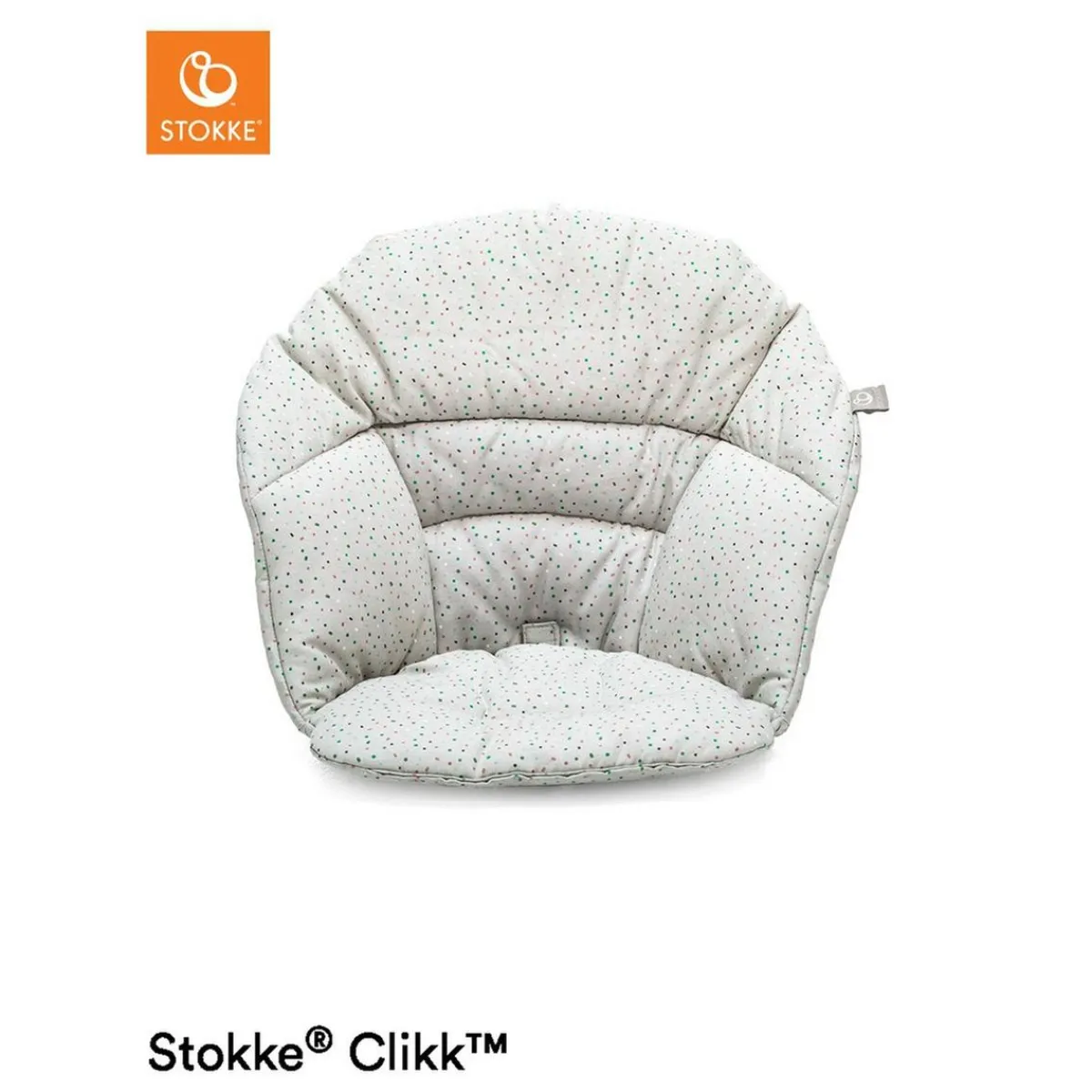 Online - Cojín para trona Clikk gris con sprinkles Tronas·Accesorios Tronas