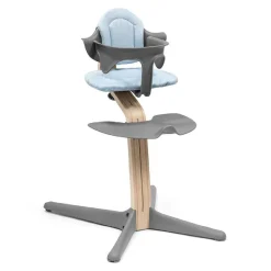 - Cojín reversible para trona Nomi - Gris/Azul*STOKKE Clearance