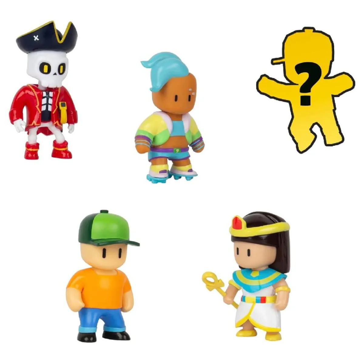 Stumble Guys - Pack 4 figuras + figura misteriosa (varios modelos) Figuras De Acción