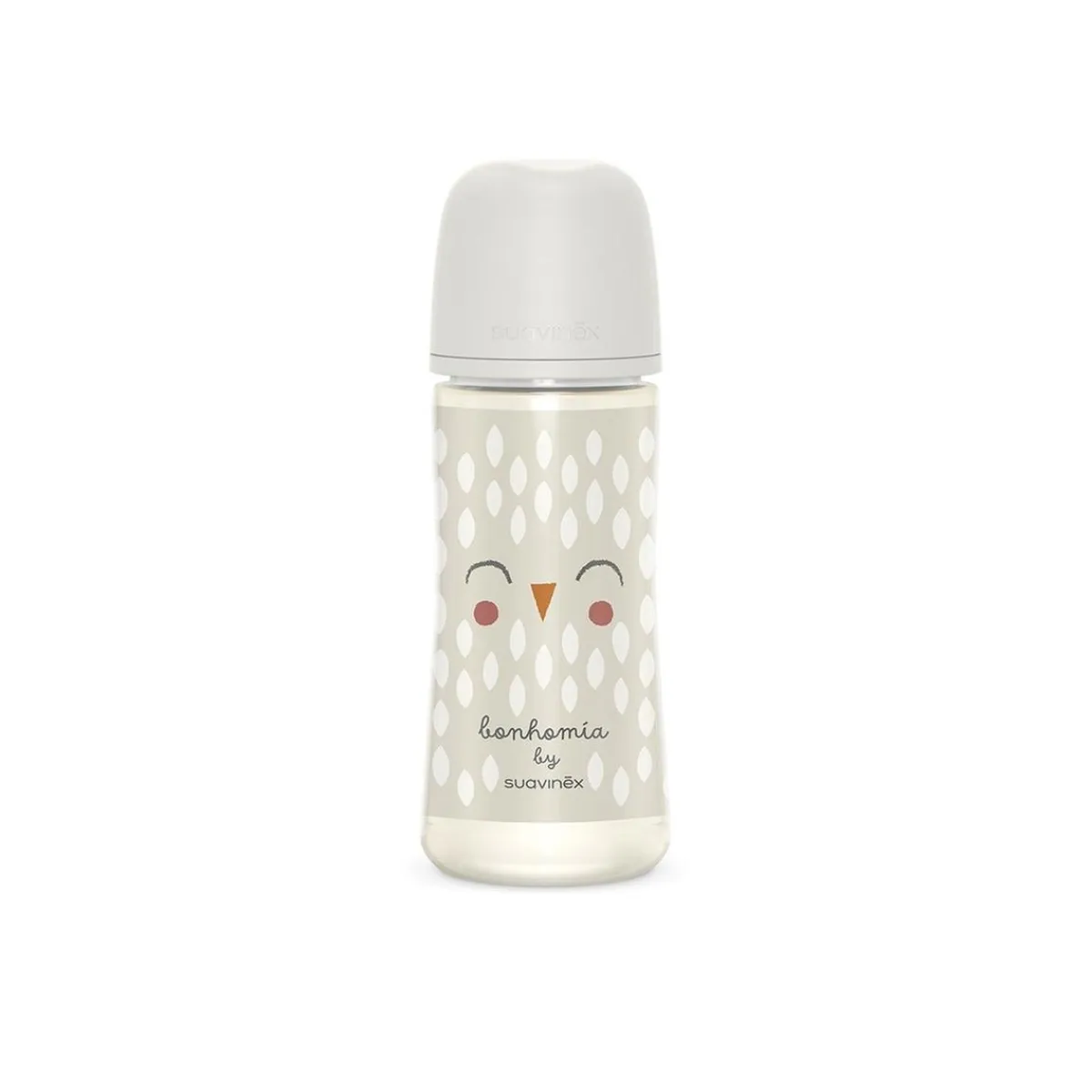 - Bonhomia biberón con tetina sx pro +6 meses 360 ml pluma blanca*SUAVINEX Best