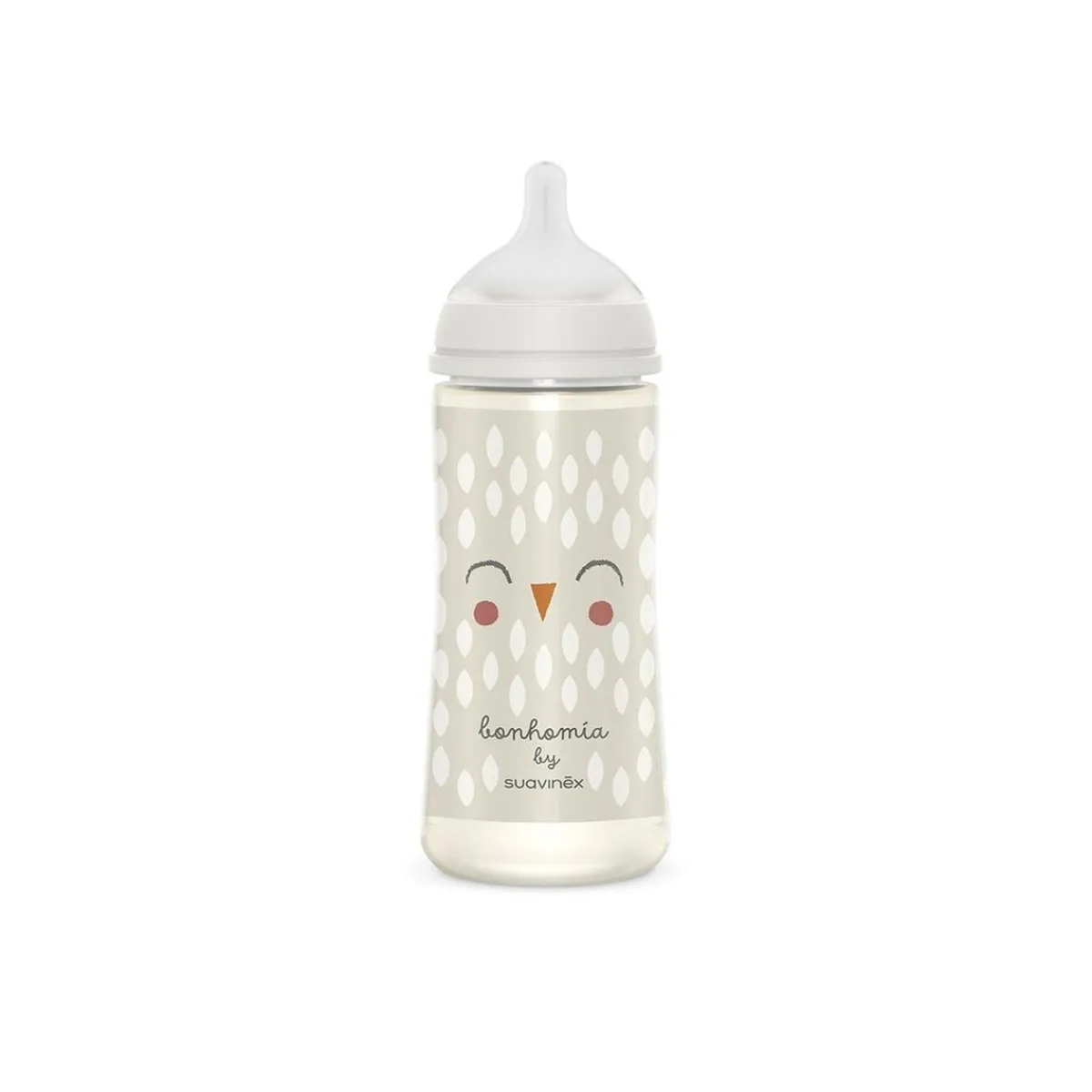 - Bonhomia biberón con tetina sx pro +6 meses 360 ml pluma blanca*SUAVINEX Best