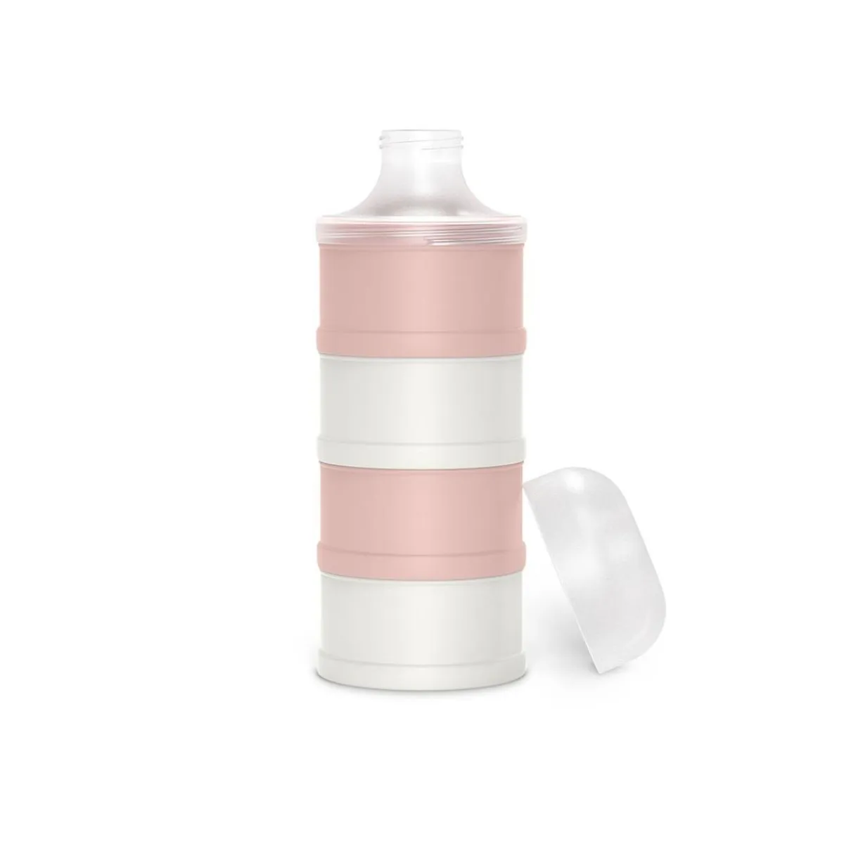 - Dispensador de leche en polvo Bonhomia rosa. 4 compartimentos*SUAVINEX Online