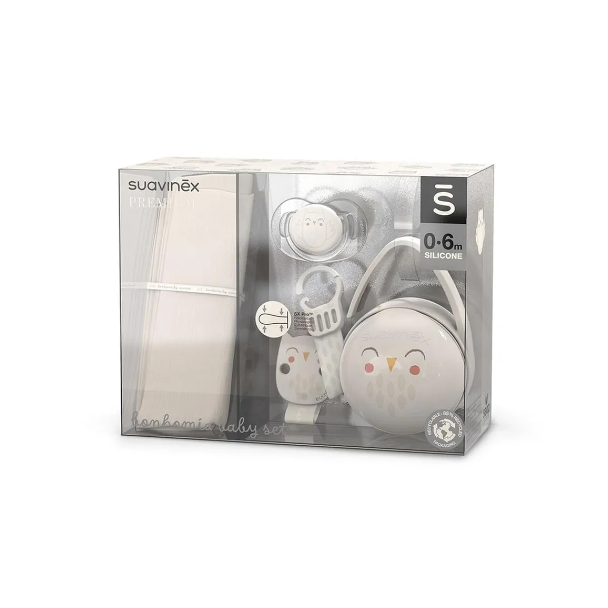 - Pack de regalo premium para bebés - Bonhomía blanco*SUAVINEX New