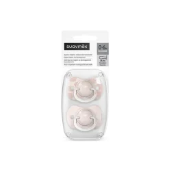 - Set de 2 chupetes silicona 0-6 meses SX Pro Rosa*SUAVINEX New