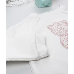Hot Sudadera blanca de niña con gato Niña·Bebé Niña 3-36 Meses|Bebé Niña 3-36 Meses·Abrigos Y Plumíferos