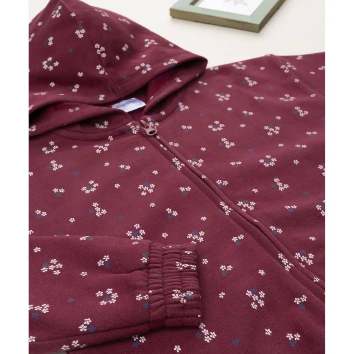 Online Sudadera burdeos con estampado de flores para niña Niña 2-10 Años·Jerséis Y Sudaderas|Niña·Niña 2-10 Años