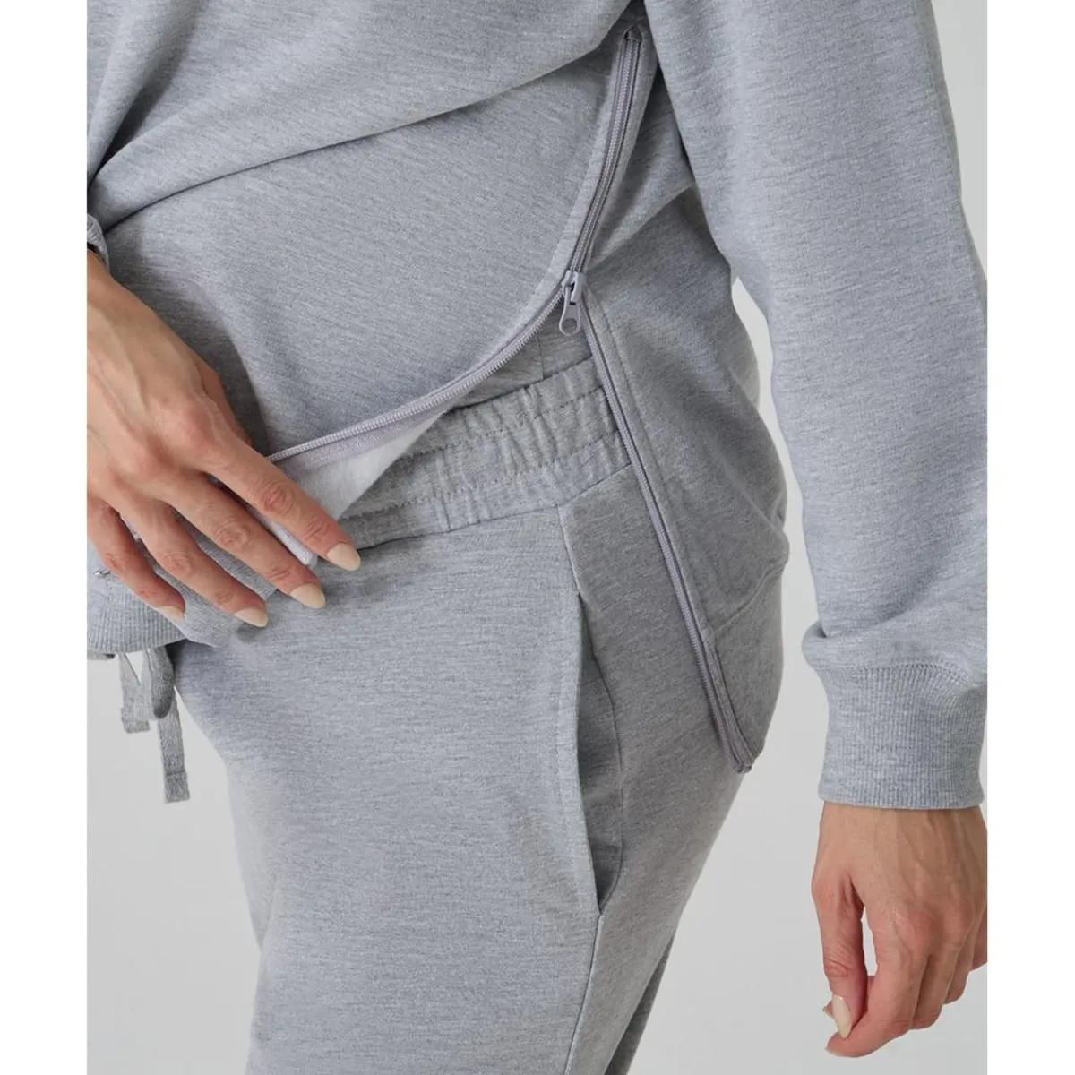 Best Sudadera gris premamá con bordado Premamá·Moda|Moda·Prendas De Punto