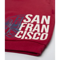 Online Sudadera niño burdeos “San Francisco” Niño·Niño 2-10 Años|Niño 2-10 Años·Abrigos Y Plumíferos