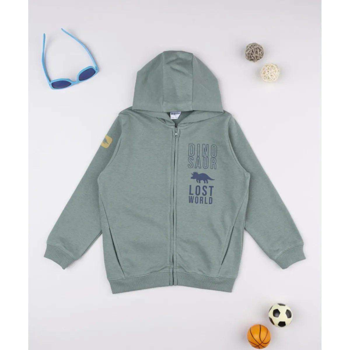 Online Sudadera niño verde capucha dinosaurios Niño 2-10 Años·Jerséis Y Sudaderas|Niño·Niño 2-10 Años