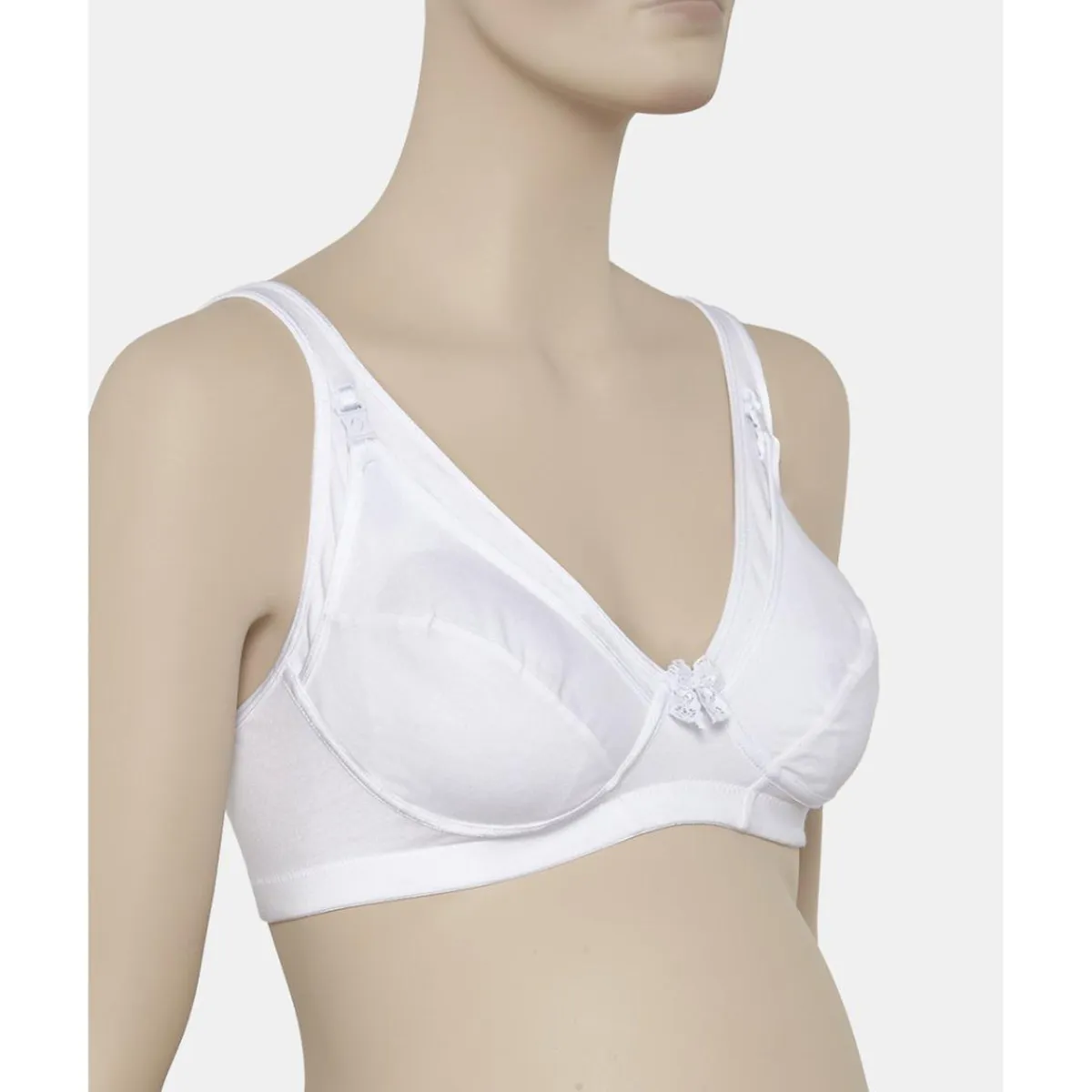 New Sujetador de lactancia algodón lycra blanco copa d Íntimo Y Noche·Sujetadores Lactancia|Premamá·Íntimo Y Noche