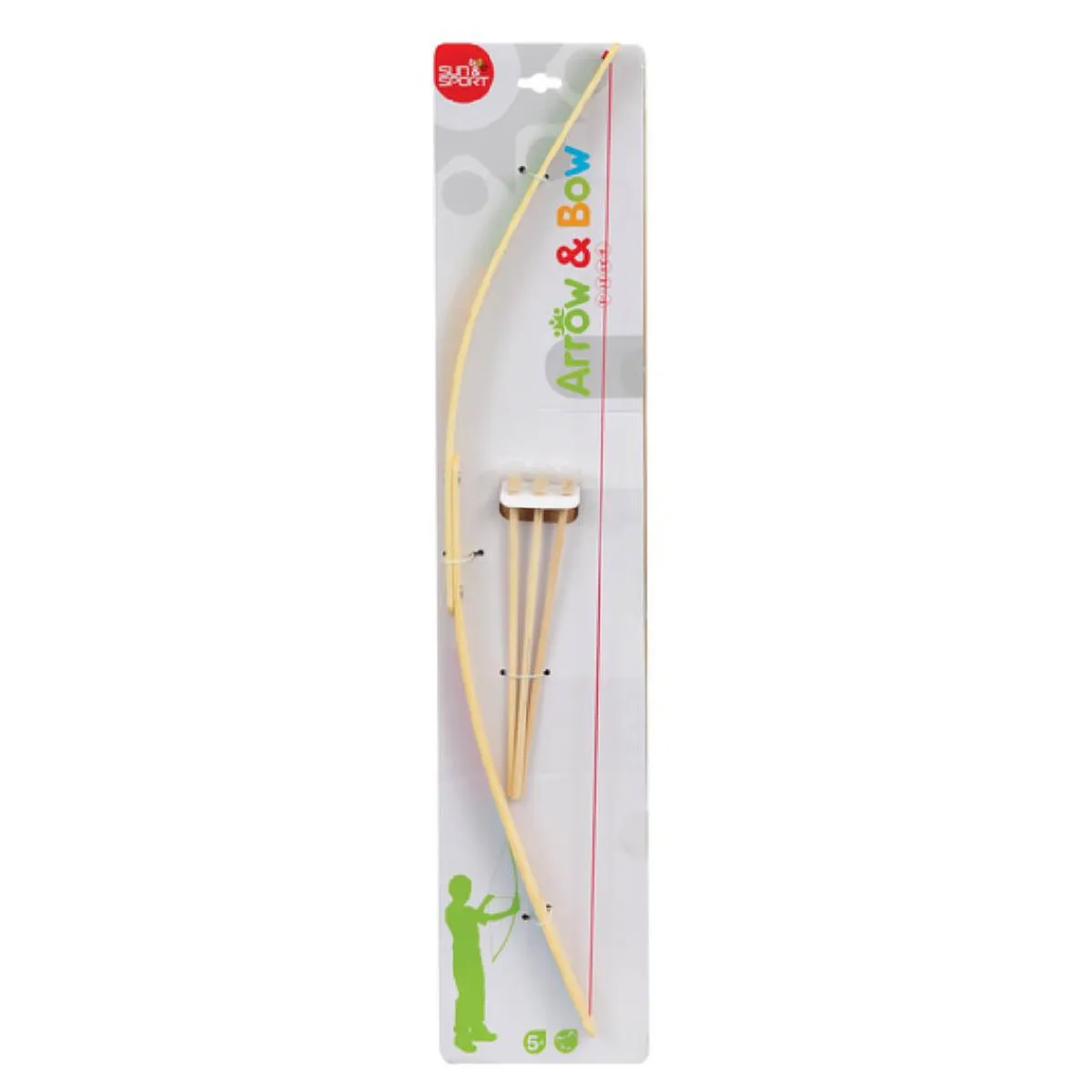 New Sun & Sport - Arco de madera con flechas Deportes