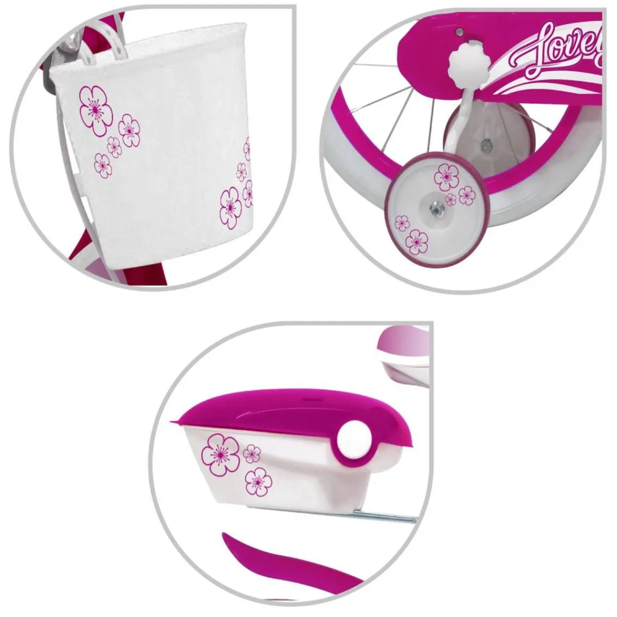 Sun & Sport - Bicicleta 16 pulgadas rosa*SUN&SPORT New
