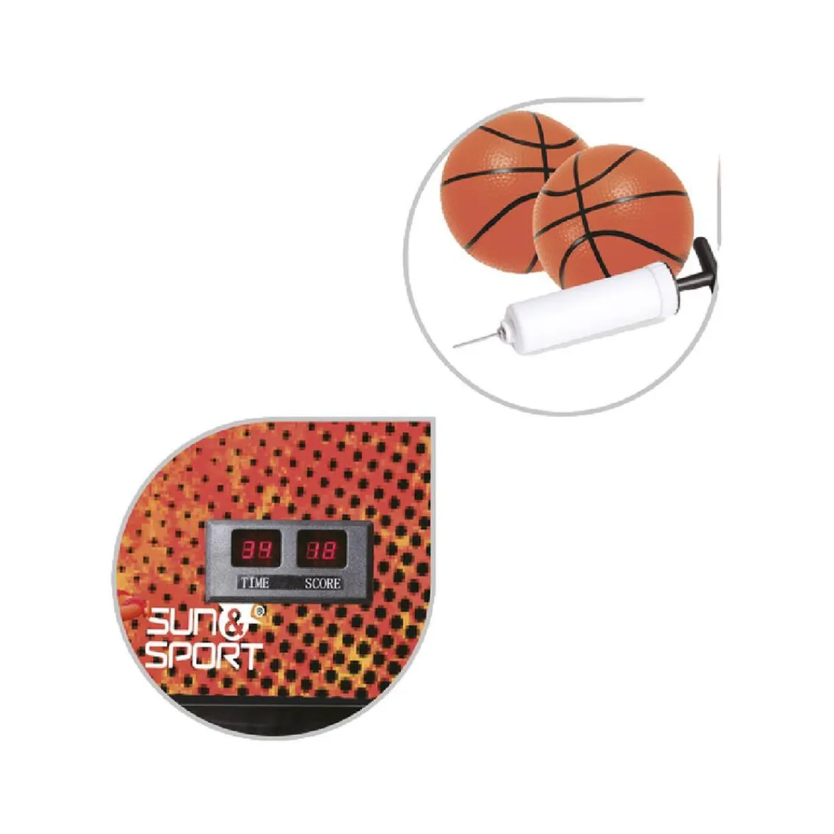 Sun & Sport - Canasta de baloncesto electrónica*SUN&SPORT
