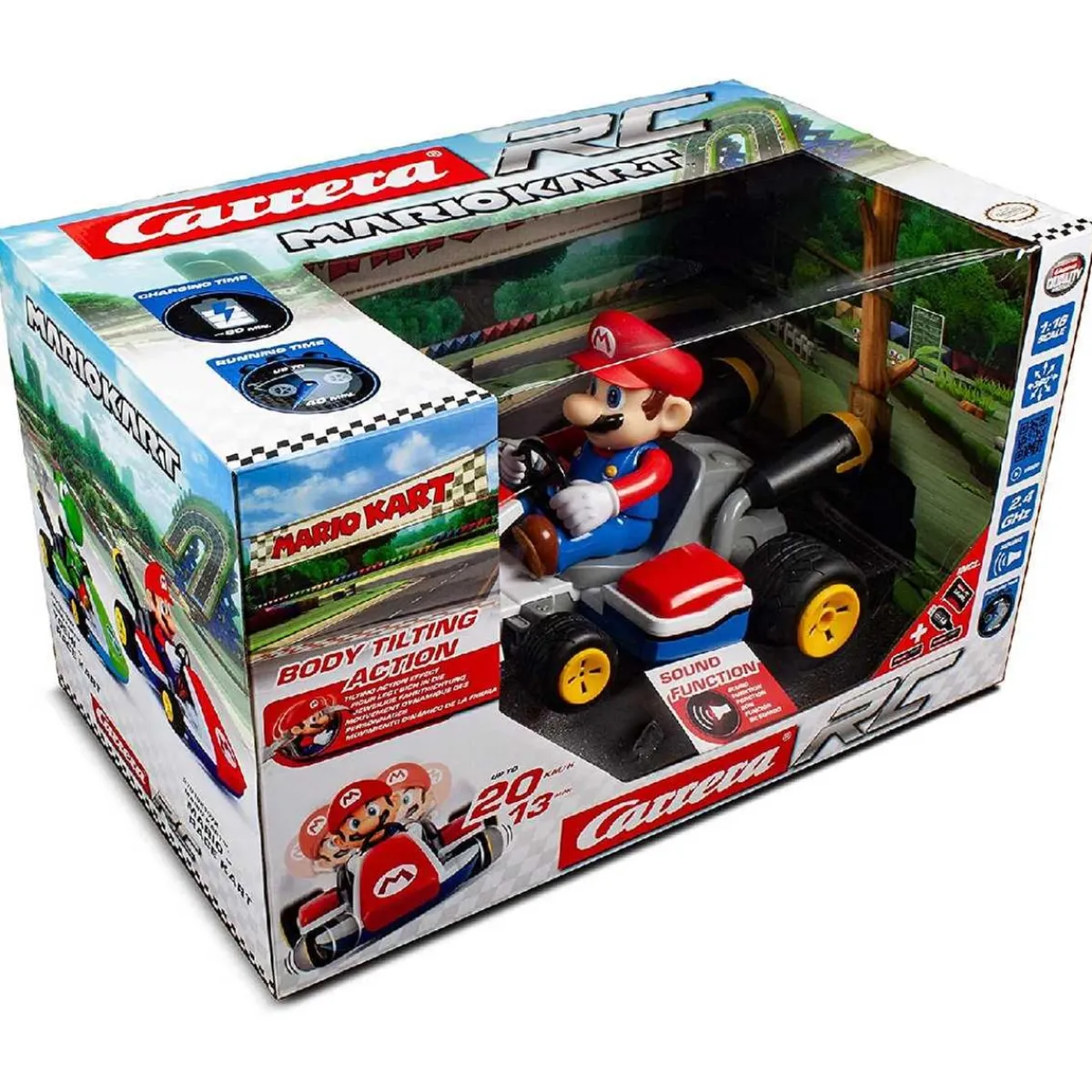 New Super Mario - Radiocontrol Nintento Mario Kart 1:16 Vehículos Y Circuitos