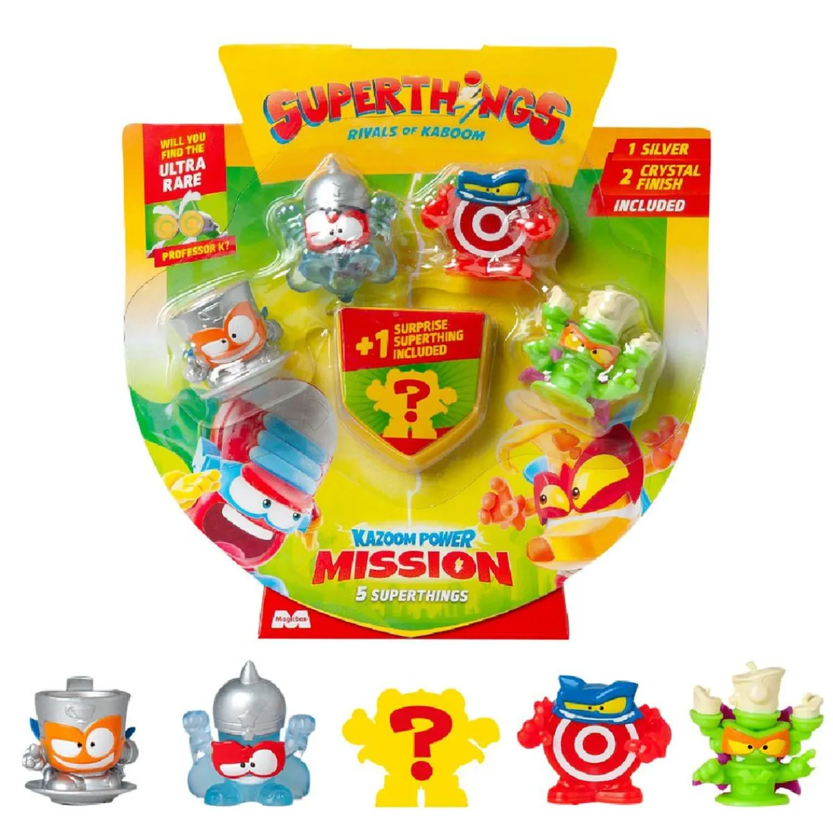 Hot SuperThings - Kazoom Power Mission - Pack de 5 (varios modelos) Figuras De Acción