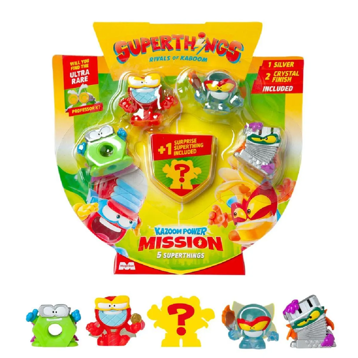 Hot SuperThings - Kazoom Power Mission - Pack de 5 (varios modelos) Figuras De Acción