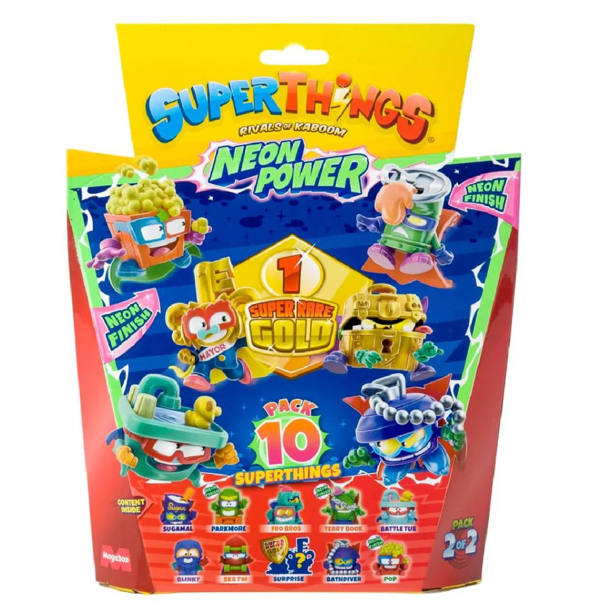 New SuperThings - Neon Power - Pack 10 figuras (varios modelos) Figuras De Acción