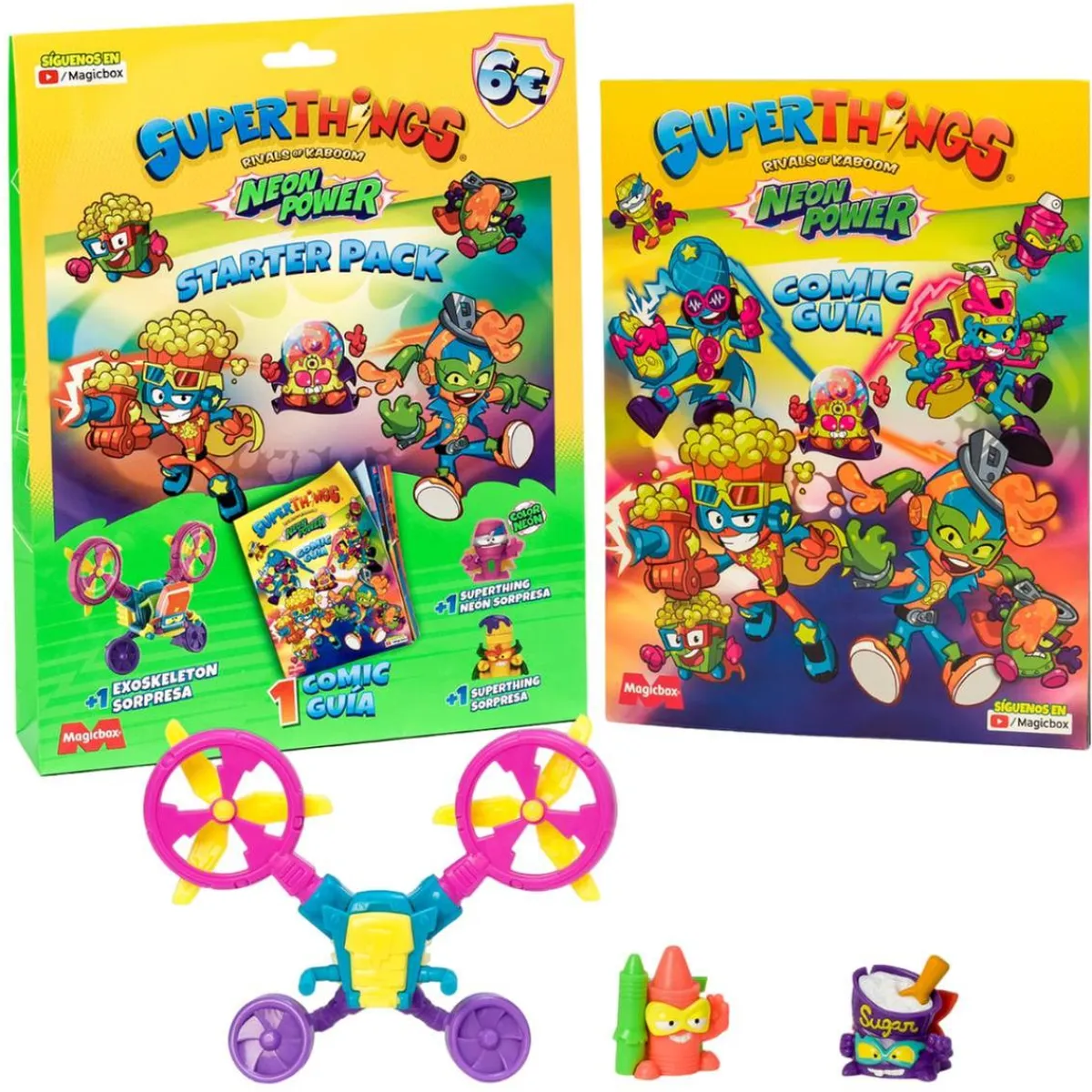 SuperThings - Starter Pack - Neon Power Superthings (varios modelos)*SUPER THINGS Clearance