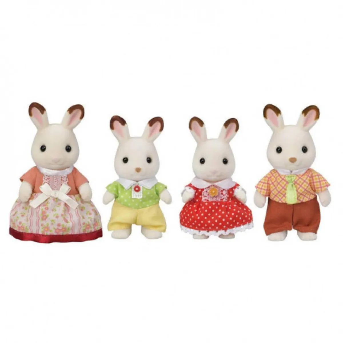 Sale - Familia Conejo Chocolate Coleccionables Y Mini Mundos