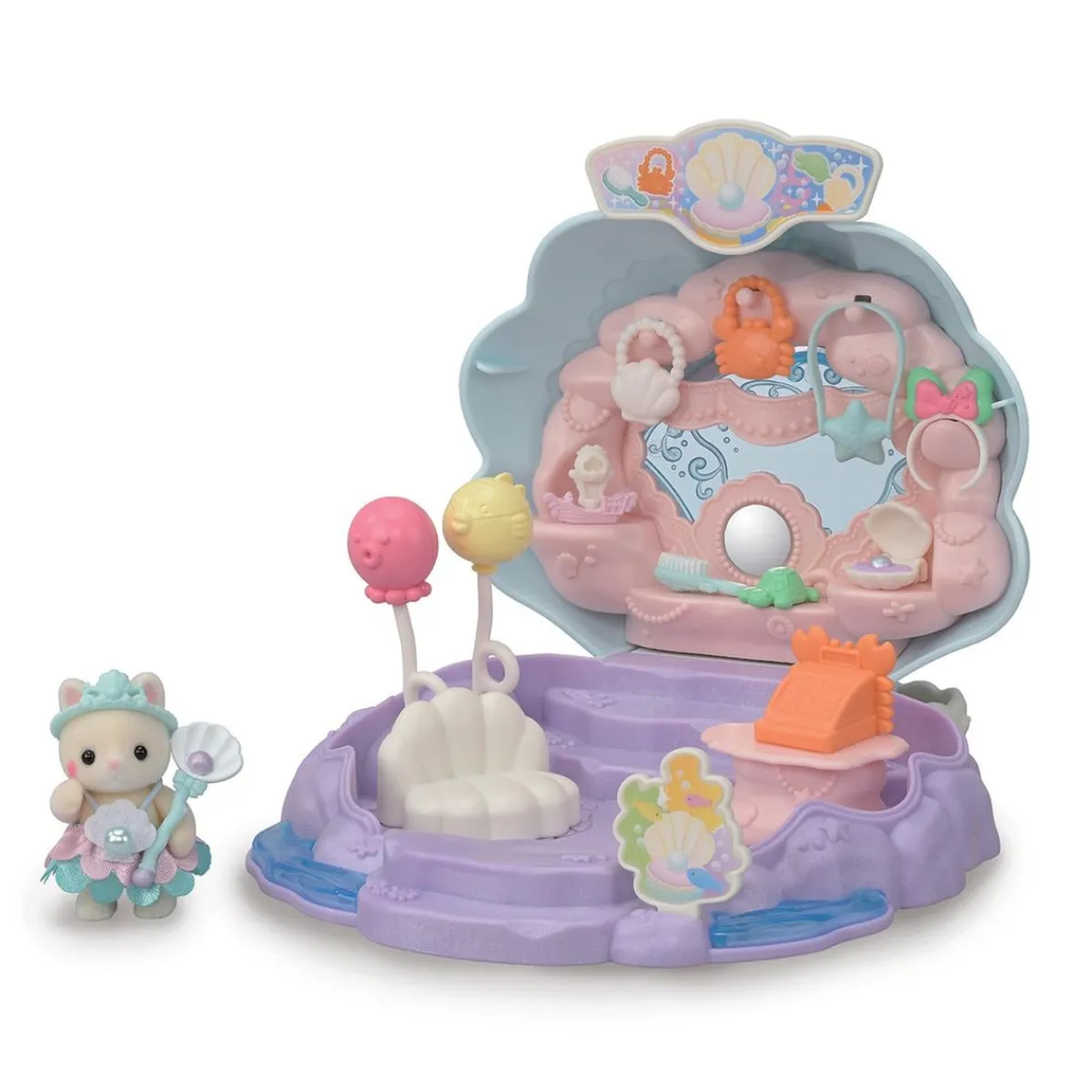 Hot Sylvanian Families - Tienda de las sirenas Coleccionables Y Mini Mundos