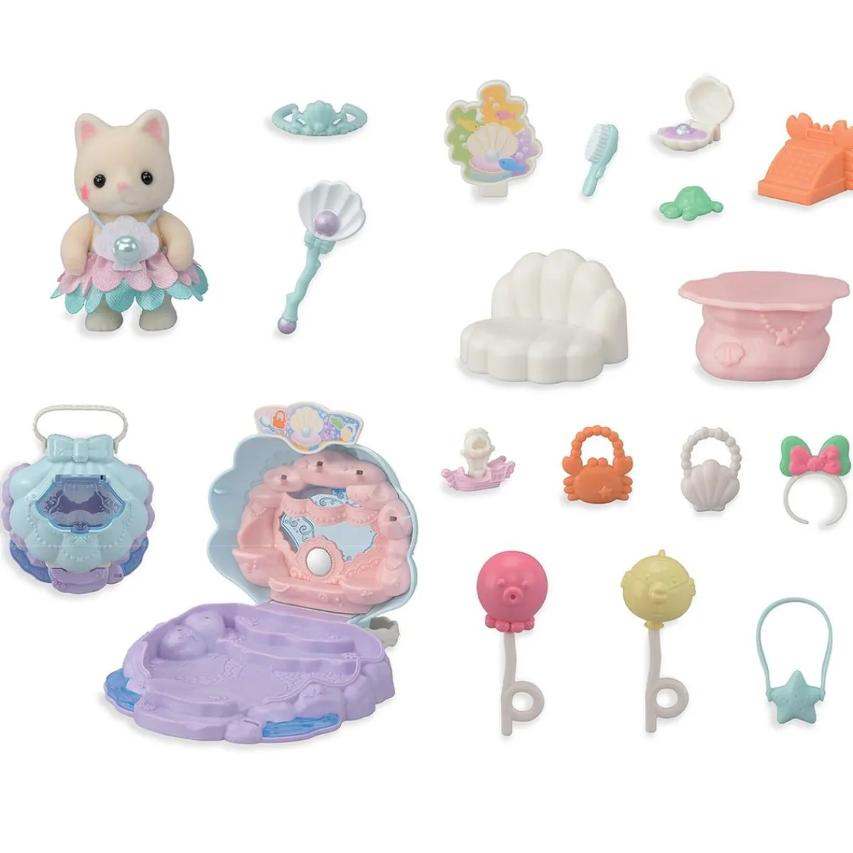 Hot Sylvanian Families - Tienda de las sirenas Coleccionables Y Mini Mundos