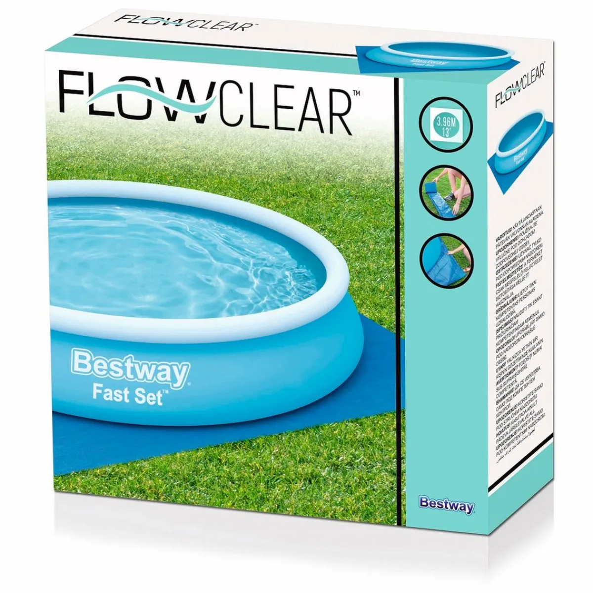 Tapiz de Suelo Flow Clear 396 x 396 cm*BEST WAY Best