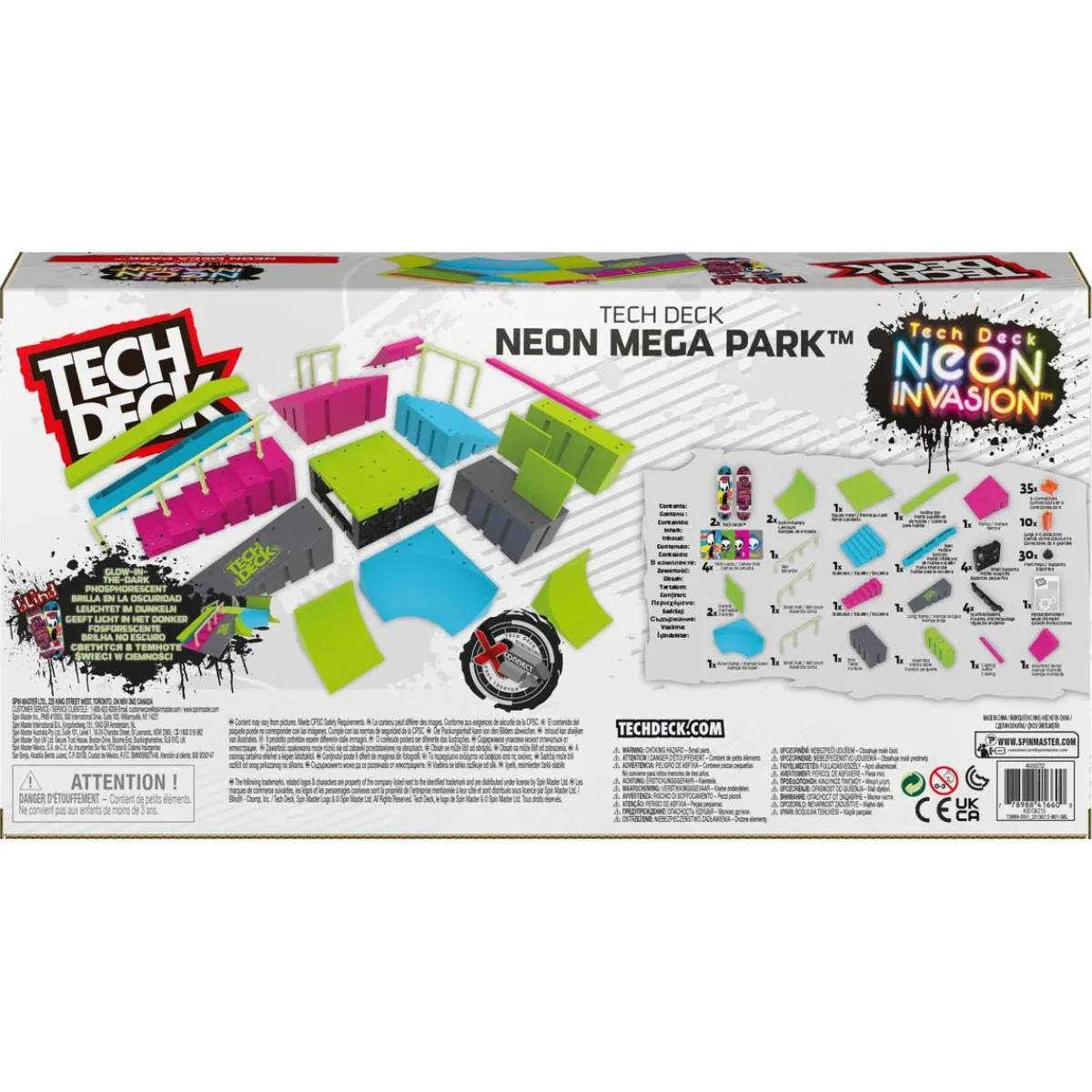 New - Neon Mega Parck Vehículos Y Circuitos