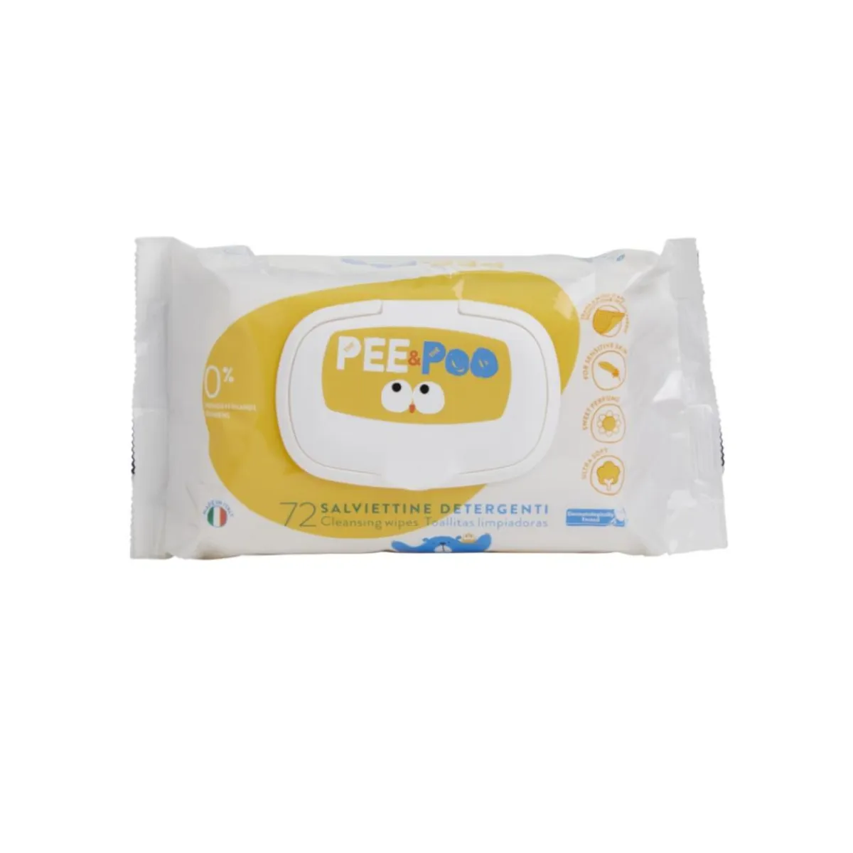 New The Pee and The Poo - Pack Toallitas Húmedas Pop Up 72 uds Pañales·Toallitas Y Cambiadores Desechables