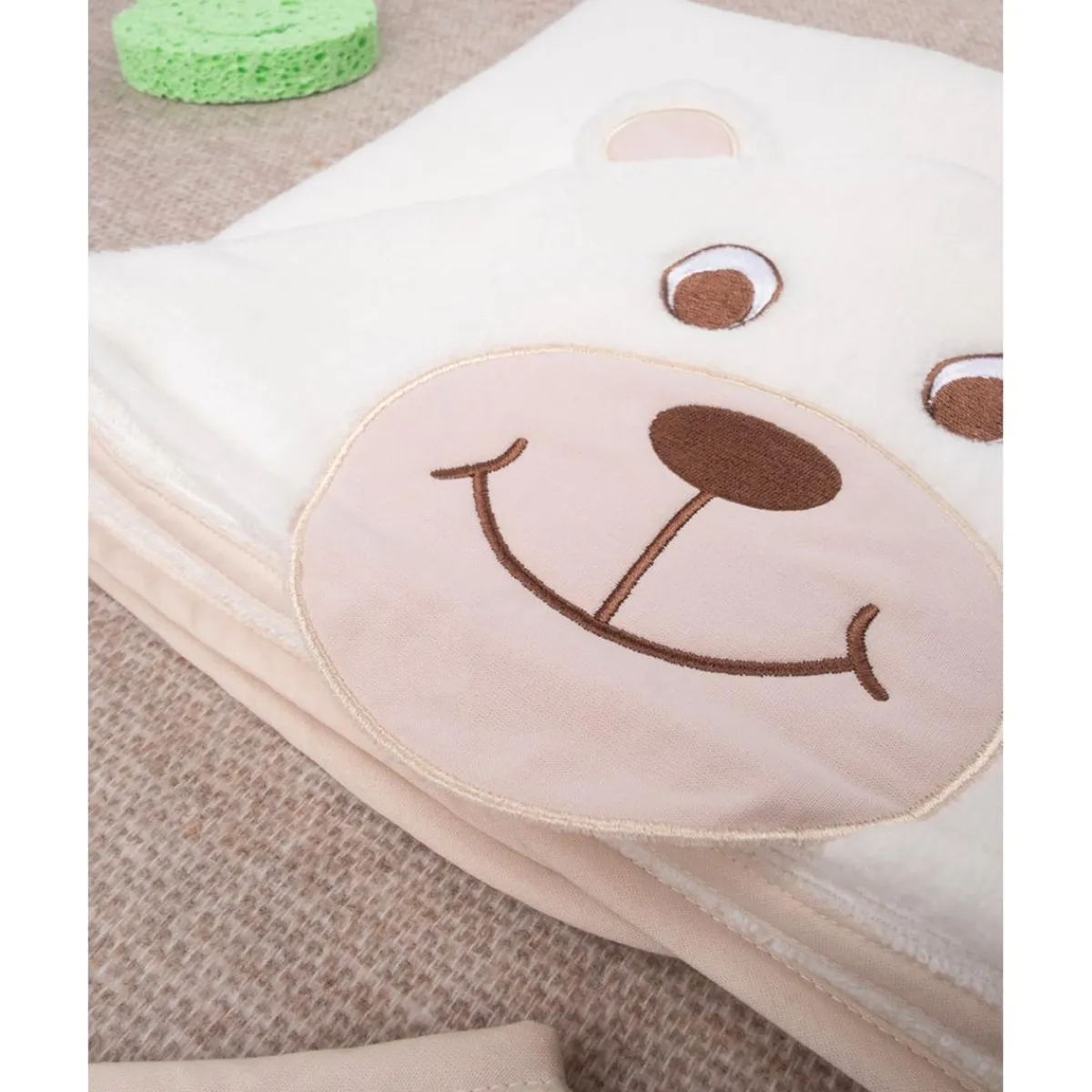 Toallita de Esponja Unisex "Osito"*Prenatal Clearance