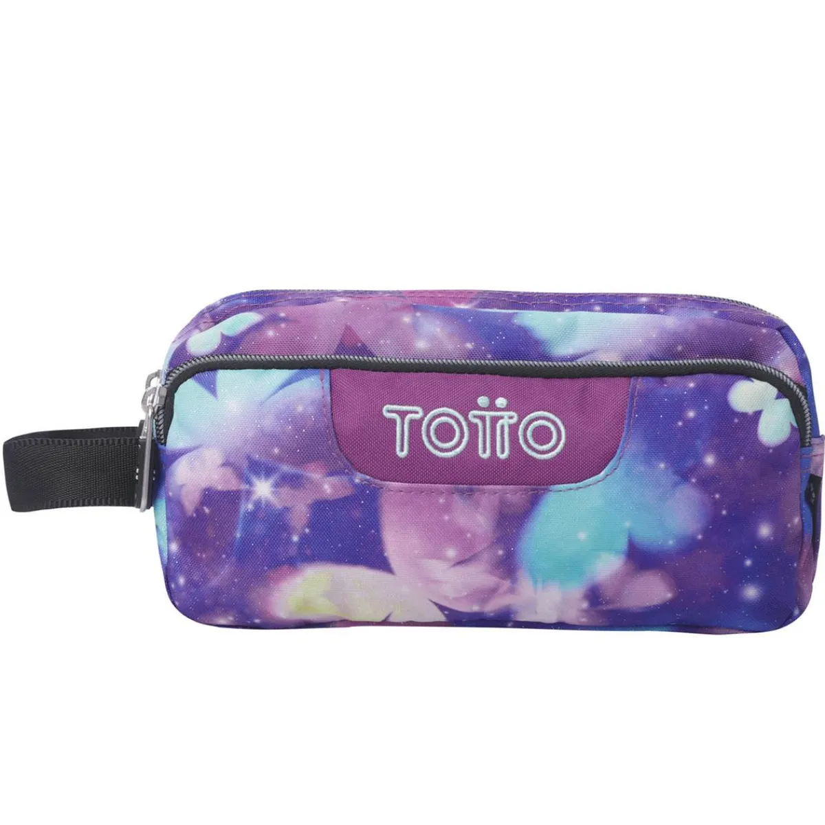 Outlet - Estuche Agapec Glitter Star Butterfly Material Escolar