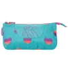 Outlet - Estuche escolar 3 compartimentos Tablero multicolro corazones Material Escolar