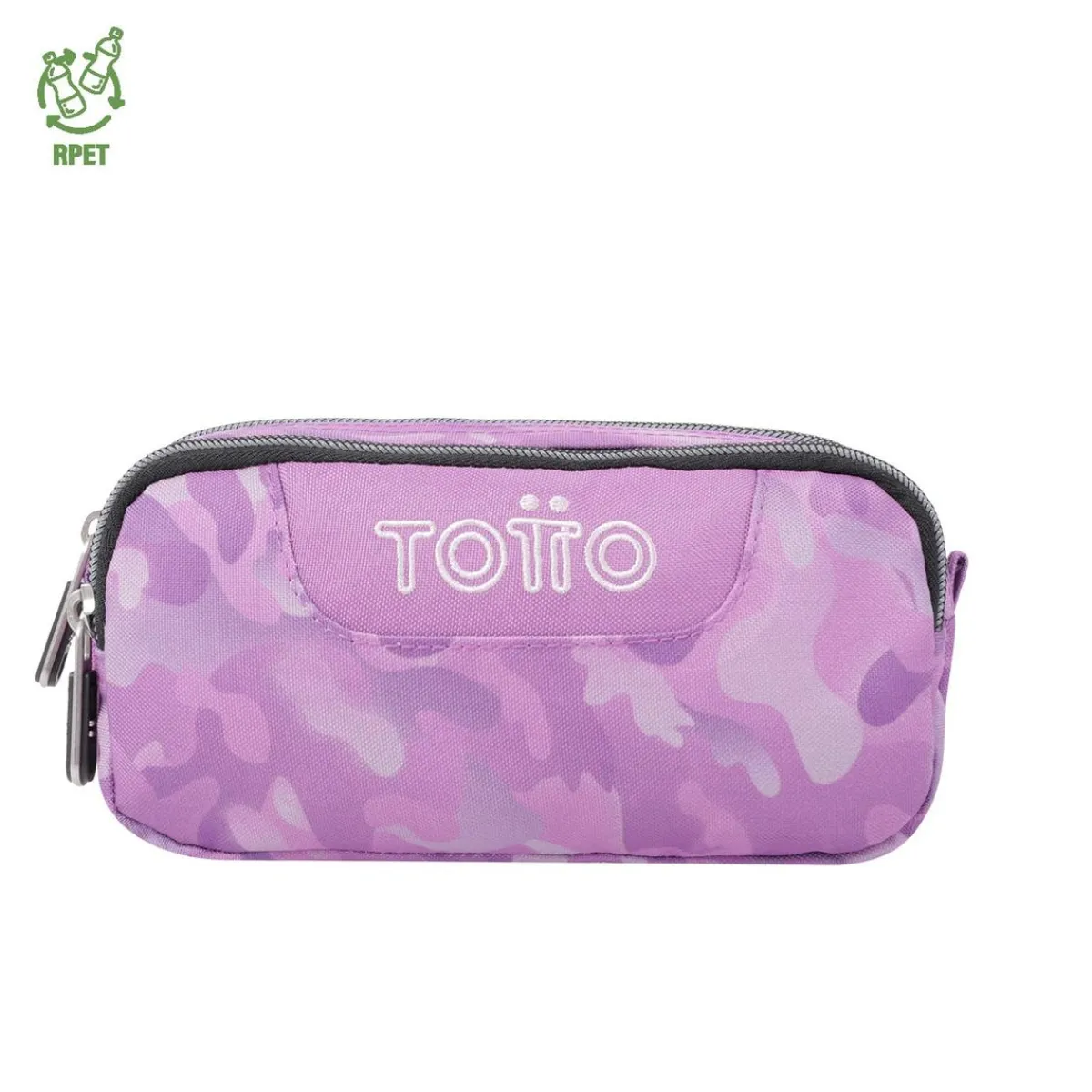 - Estuche escolar dos compartimentos camuflaje rosa Sobre*TOTTO Discount