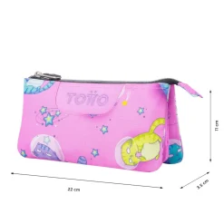 - Estuche escolar gatos astronautas Tablero Material Escolar