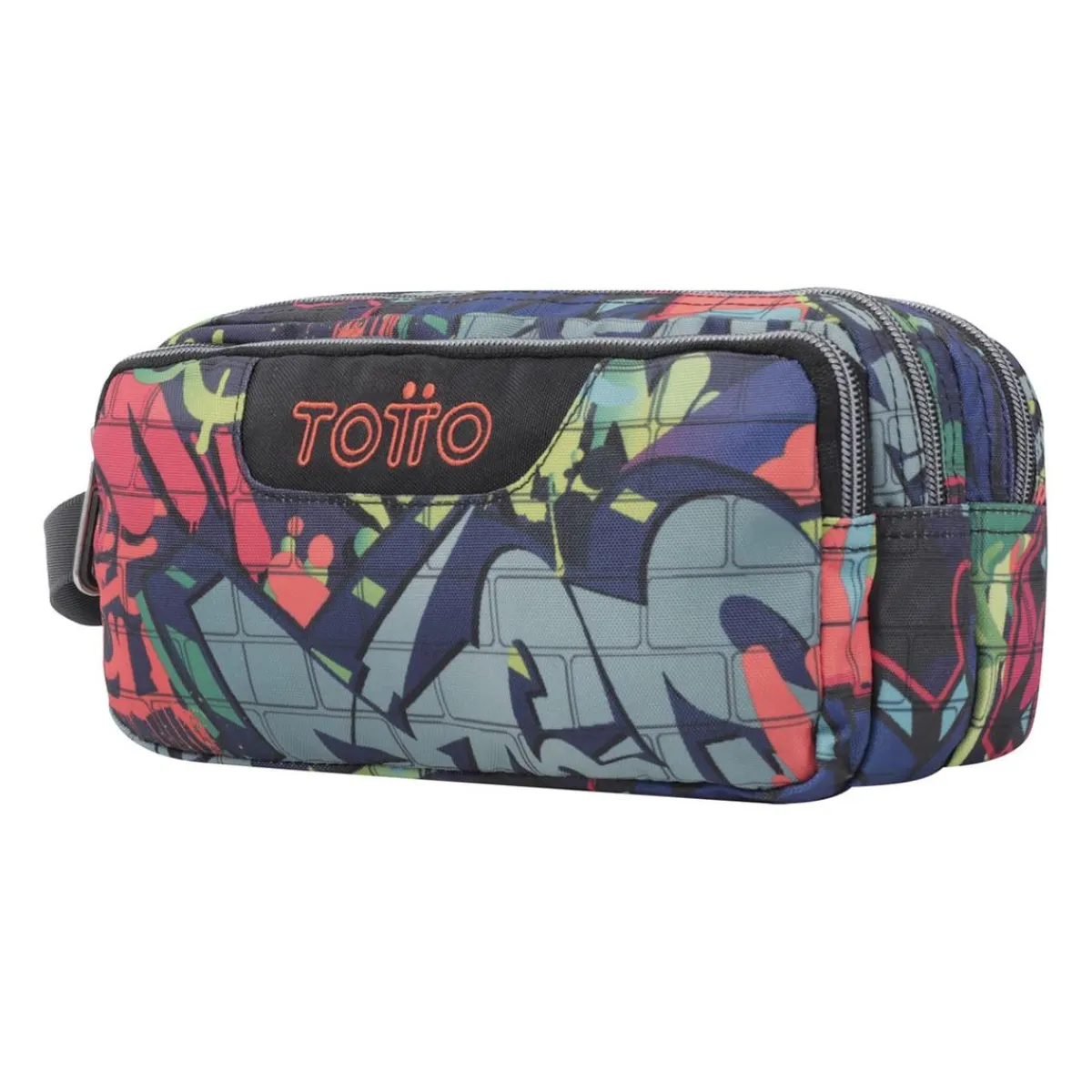 Discount - Estuche escolar tres compartimentos graffiti Agapec Material Escolar