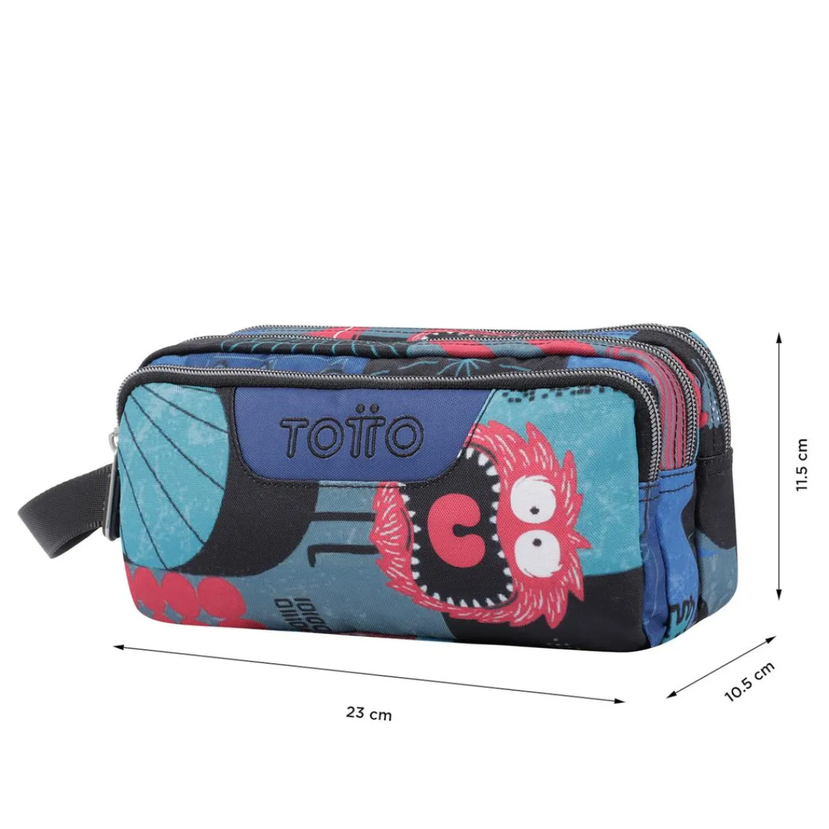 Online - Estuche escolar tres compartimentos cyber monstruos Agapec Material Escolar