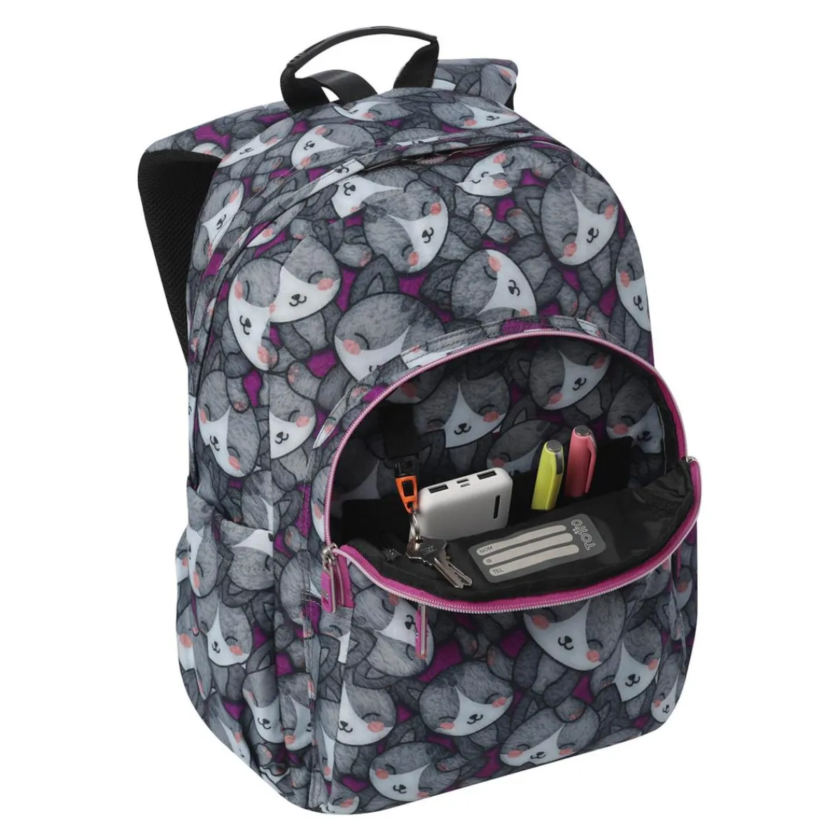 - Mochila Acuareles Kitten Rose Material Escolar