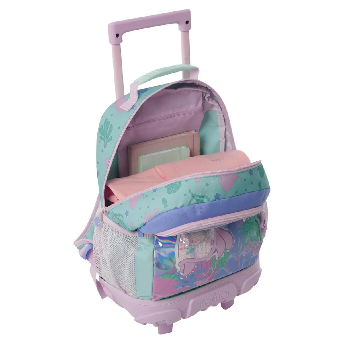 Hot - Mochila con ruedas Reef Friends M Material Escolar