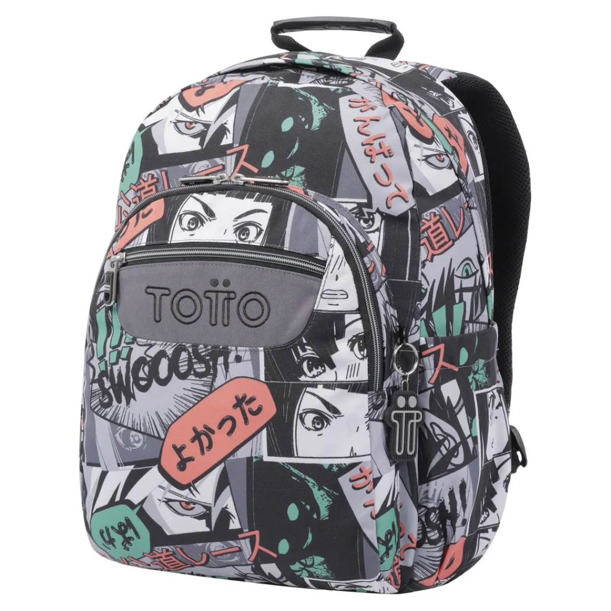 - Mochila escolar adaptable a carro manga Acuareles*TOTTO Outlet