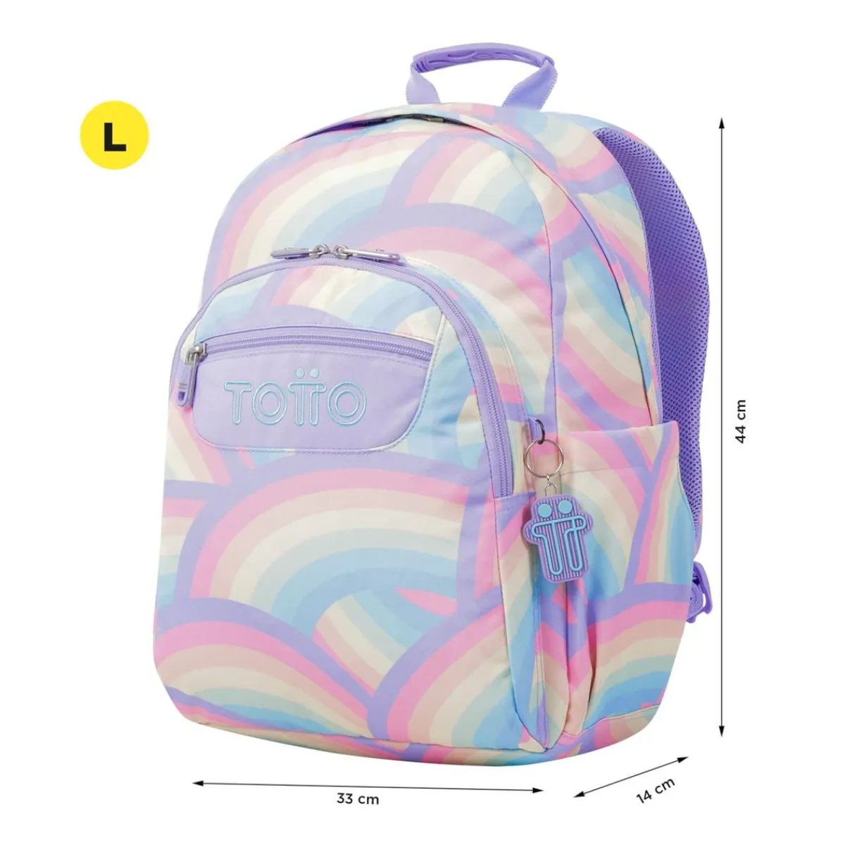 - Mochila escolar adaptable a carro arcoíris Acuareles Material Escolar