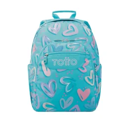 Sale - Mochila escolar adaptable a carro corazones pintados Acuareles Material Escolar
