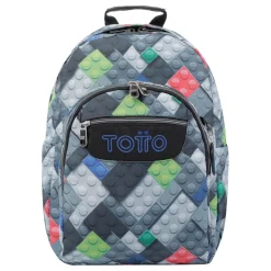Hot - Mochila escolar bloques Acuarela Material Escolar
