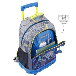 - Mochila escolar con ruedas grande Monark*TOTTO Clearance